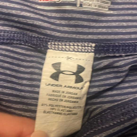 EUC Under Armour Women's HeatGear Armour Hi-Rise Capri Leggings Size Medium - Picture 5 of 7